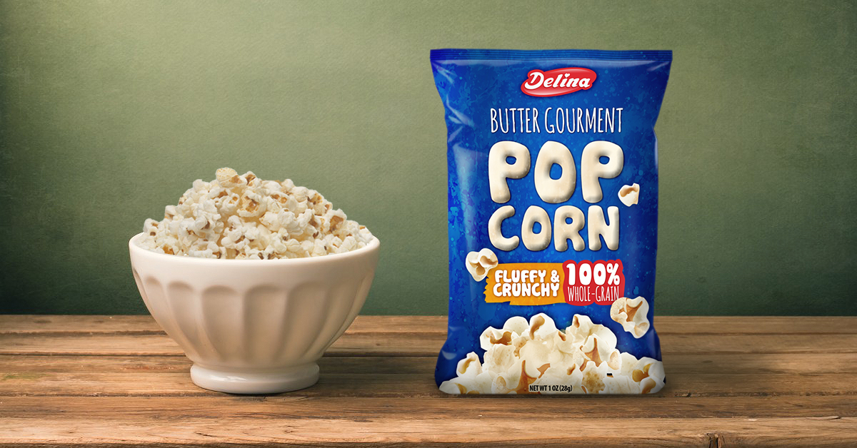 Popcorn Black package Design