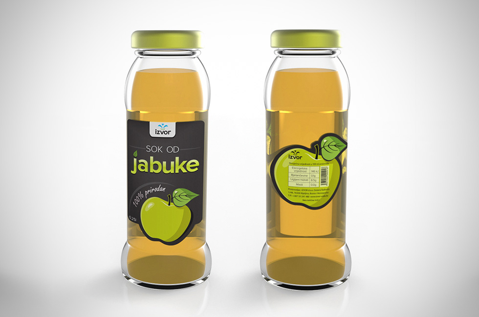 Apple Juice - Packaging design by Igor Lale